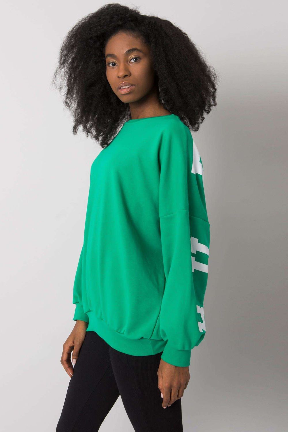 Bluza Damska Model EM-BL-710.14 Green - Ex Moda - obrazek 3