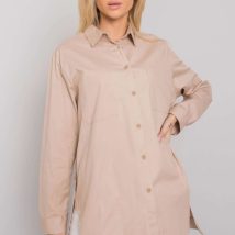 Koszula Damska Model EM-KS-001.46 Beige – Ex Moda