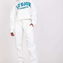 Spodnie Komplet Model EM-KMPL-720.01 Ecru – Ex Moda