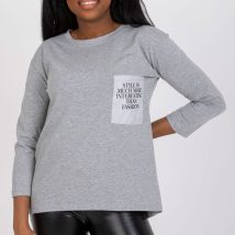 Bluzka Model EM-BZ-N612.64P Grey – Ex Moda