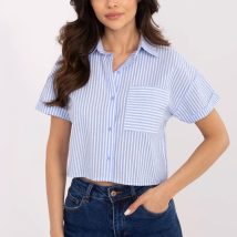 Koszula Damska Model NM-KS-KA-01148.50P White/Blue – NM