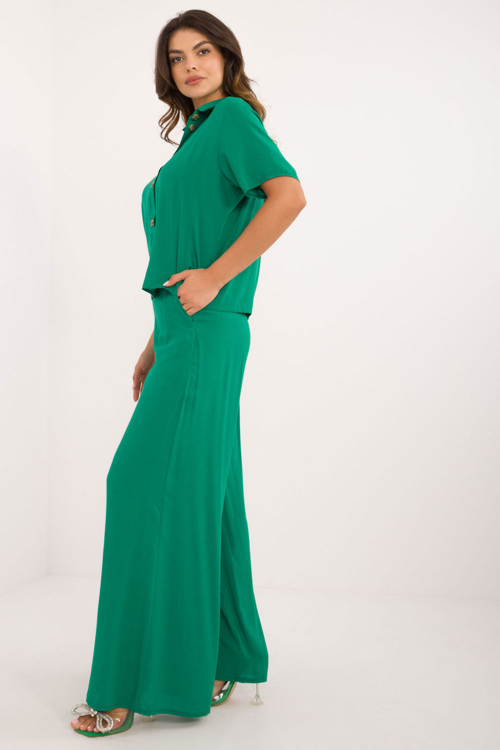 Spodnie Komplet Model LK-KMPL-509714.20 Green - Lakerta - obrazek 4