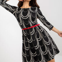 Sukienka Model LK-SK-509089.01P Black/White – Lakerta