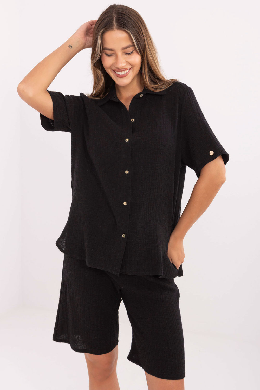 Spodnie Komplet Model LK-KMPL-510096.96 Black - Lakerta