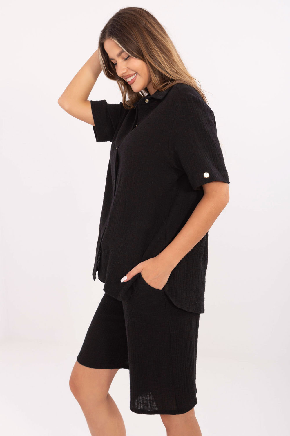 Spodnie Komplet Model LK-KMPL-510096.96 Black - Lakerta - obrazek 3