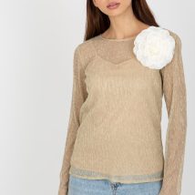 Bluzka Model LK-KMPL-506635.54P Beige – Lakerta