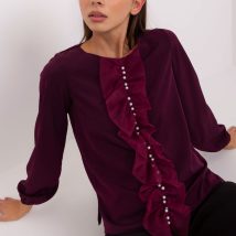 Bluzka Model LK-BZ-506673.36 Dark Violet – Lakerta