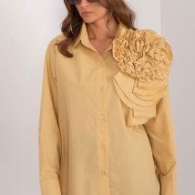 Koszula Damska Model LK-KS-509612.28 Dark Yellow – Lakerta