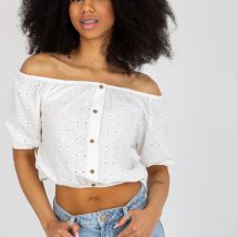 Bluzka Model LK-BZ-508934.24 Ecru – Lakerta