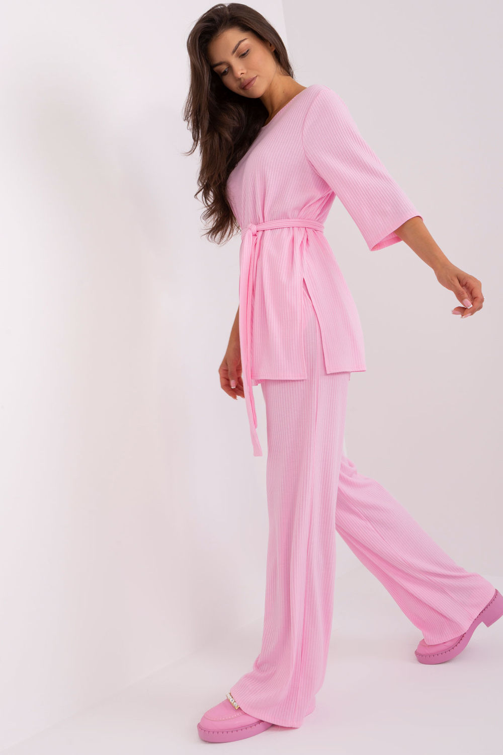 Spodnie Komplet Model LK-KMPL-509389.28P Light Pink - Lakerta - obrazek 3