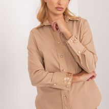 Koszula Damska Model LK-KS-509574.71 Dark Beige – Lakerta