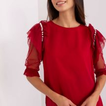 Bluzka Model LK-BZ-506682.26P Bordo – Lakerta