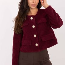 Kurtka Model IT-KR-FL9586.64 Bordo – Rue Paris
