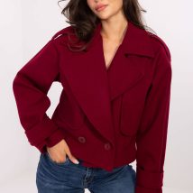 Płaszcz Damski Model IT-KR-A9558.62 Bordo – Rue Paris