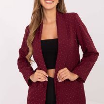 Marynarka Model IT-MA-18657.88 Bordo – Rue Paris