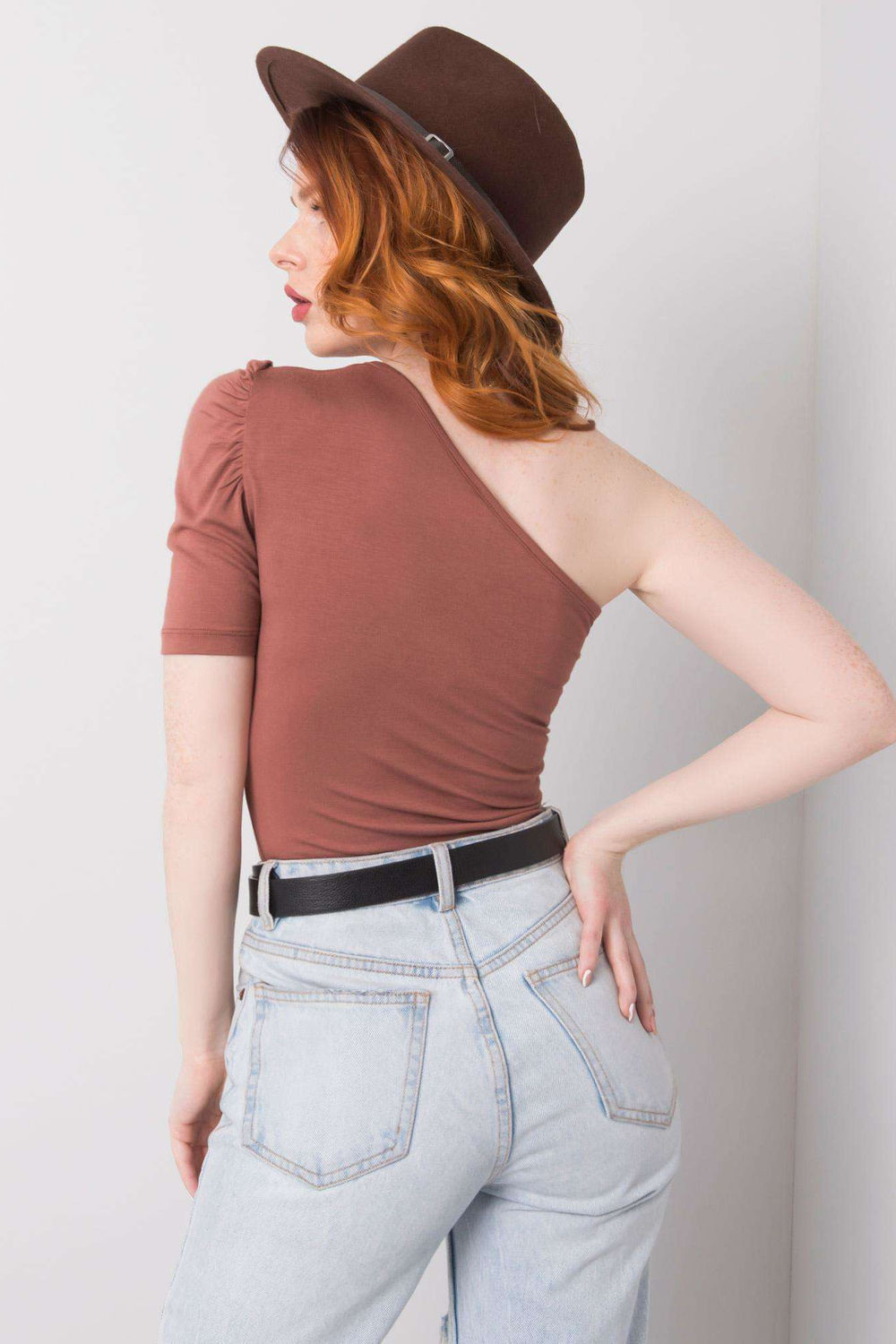 Bluzka Model 95-BZ-190101.22P Brown - Rue Paris - obrazek 4