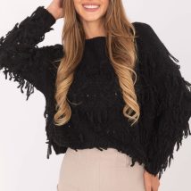 Sweter Damski Model MI-SW-2008.86 Black – Rue Paris