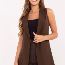 Kamizelka Model IT-KZ-FL5069.84 Brown – Rue Paris