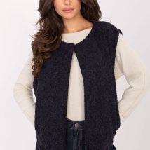 Kamizelka Model IT-KZ-FL9622.29P Navy – Rue Paris
