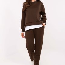 Spodnie Komplet Model IT-KMPL-9237.46 Dark Brown – Rue Paris