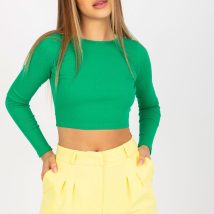 Bluzka Model RV-BZ-8010.82 Green – Rue Paris