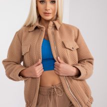 Kurtka Damska Model RV-KR-007.95P Camel – Rue Paris