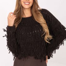 Sweter Damski Model MI-SW-2008.86 Dark Brown – Rue Paris