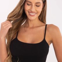 Koszulka Top Model RV-TP-6626.88 Black – Rue Paris