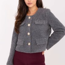 Żakiet Model IT-KR-FL9586.64 Dark Grey – Rue Paris