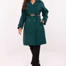 Płaszcz Damski Model IT-PL-FL5712.84 Dark Green – Rue Paris