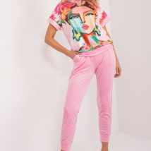 Spodnie Komplet Model DHJ-KMPL-8899-2.53 Light Pink – Rue Paris