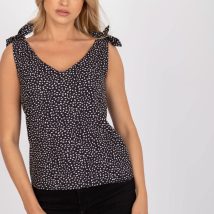 Koszulka Top Model WN-TP-1335.63P Black/Beige – Rue Paris
