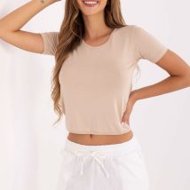 Bluzka Model 95-BZ-639012.30P Beige – Rue Paris