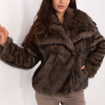 Kurtka Damska Model IT-KR-2501.43P Dark Beige – Rue Paris