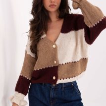 Sweter Damski Model MI-SW-0903.87 Bordo – Rue Paris