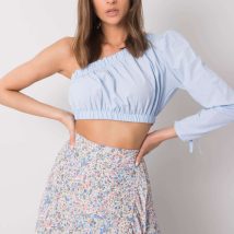 Bluzka Model 341-BZ-5267.04 Light Blue – Rue Paris