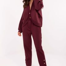Spodnie Komplet Model IT-KMPL-9761.25 Bordo – Rue Paris
