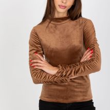 Bluzka Model RP-BZ-8181.45P Brown – Rue Paris