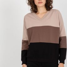 Bluza Damska Model RV-BL-8328.34X Black/Beige – Rue Paris
