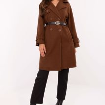 Płaszcz Damski Model IT-PL-FL5712.84 Brown – Rue Paris