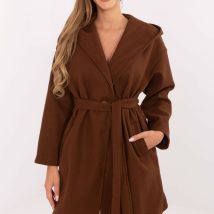 Płaszcz Damski Model IT-PL-A9587.00 Brown – Rue Paris