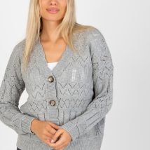 Sweter Damski Model LC-SW-8022.04P Grey – Rue Paris