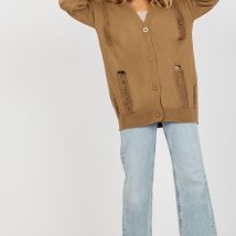Sweter Kardigan Model LC-SW-8042.60 Camel – Rue Paris