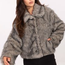 Kurtka Damska Model IT-KR-2502.50 Grey – Rue Paris