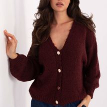 Sweter Damski Model MI-SW-0309.89 Bordo – Rue Paris