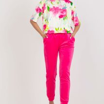 Spodnie Komplet Model WN-KMPL-8192.32 White/Pink – Rue Paris