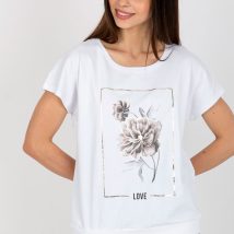 Bluzka Model RV-BZ-8957.77 White – Rue Paris