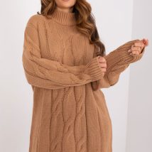 Sukienka Model LC-SK-1561.72P Camel – Rue Paris
