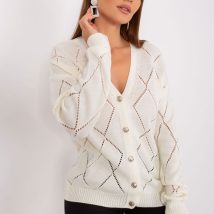 Sweter Damski Model LC-SW-A10-1.23X Ecru – Rue Paris