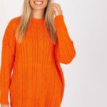 Sweter Damski Model LC-SW-8010.22P Orange – Rue Paris